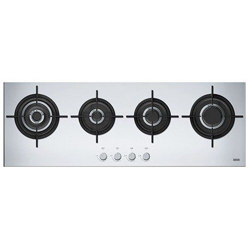 Plaque de cuisson à gaz Franke Mythos Steel Pro FHCR 1204 3G TC HE XA C 106.0496.078 118,3 cm en acier inoxydable satiné