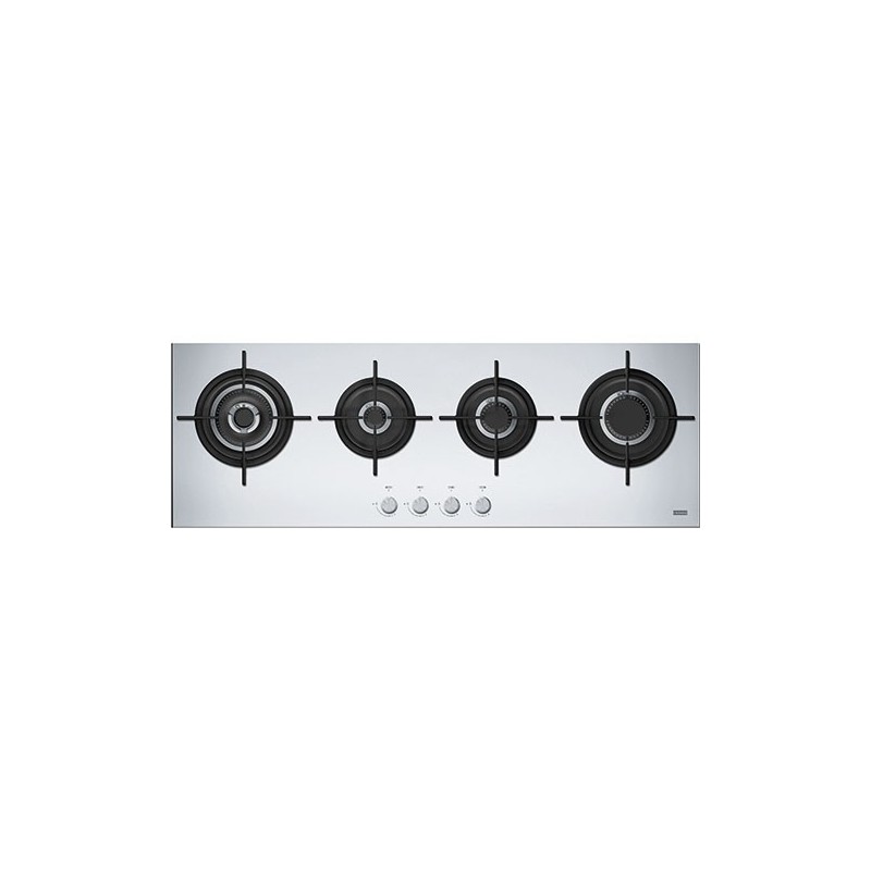  Plaque de cuisson à gaz Franke Mythos Steel Pro FHCR 1204 3G TC HE XA C 106.0496.078 118,3 cm en acier inoxydable satiné