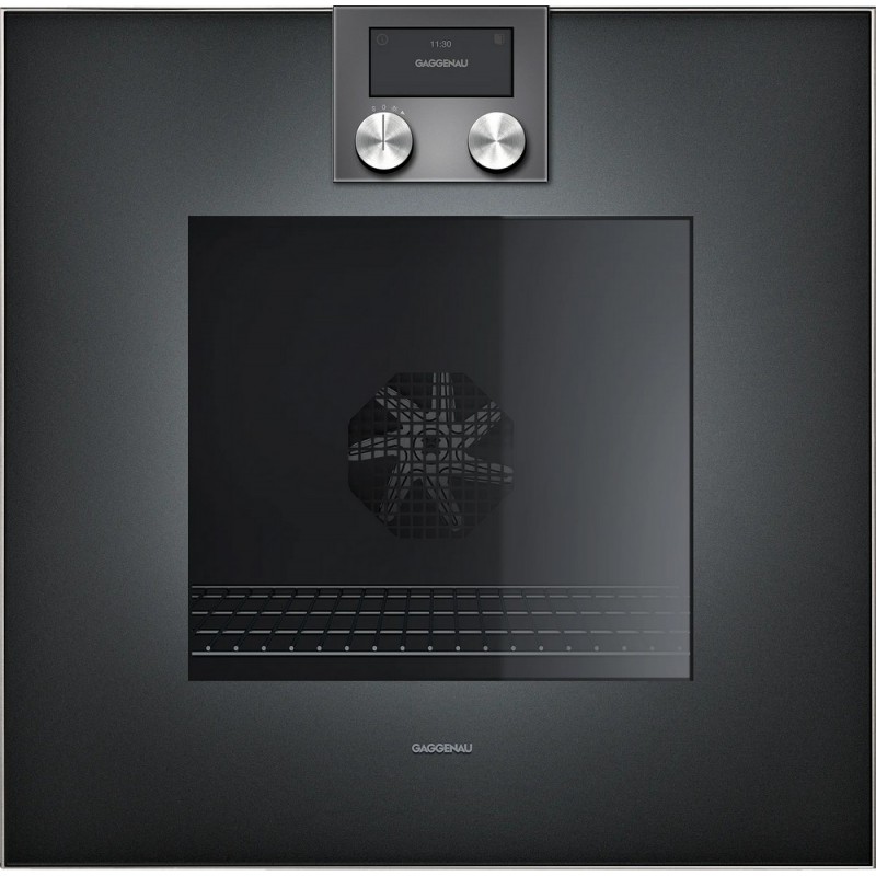 BO 471 102 Horno pirolítico Gaggenau de 60 cm con bisagra izquierda BO471102 acabado antracita