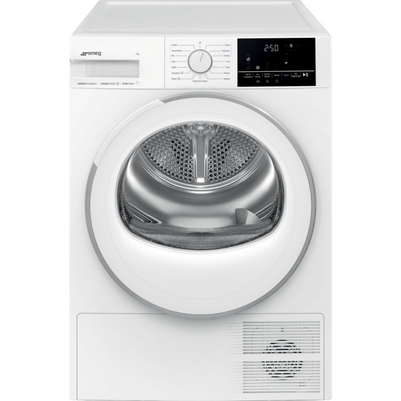 DN09SEC Sèche-linge pose libre Smeg DN09SEC 60 cm, finition blanche