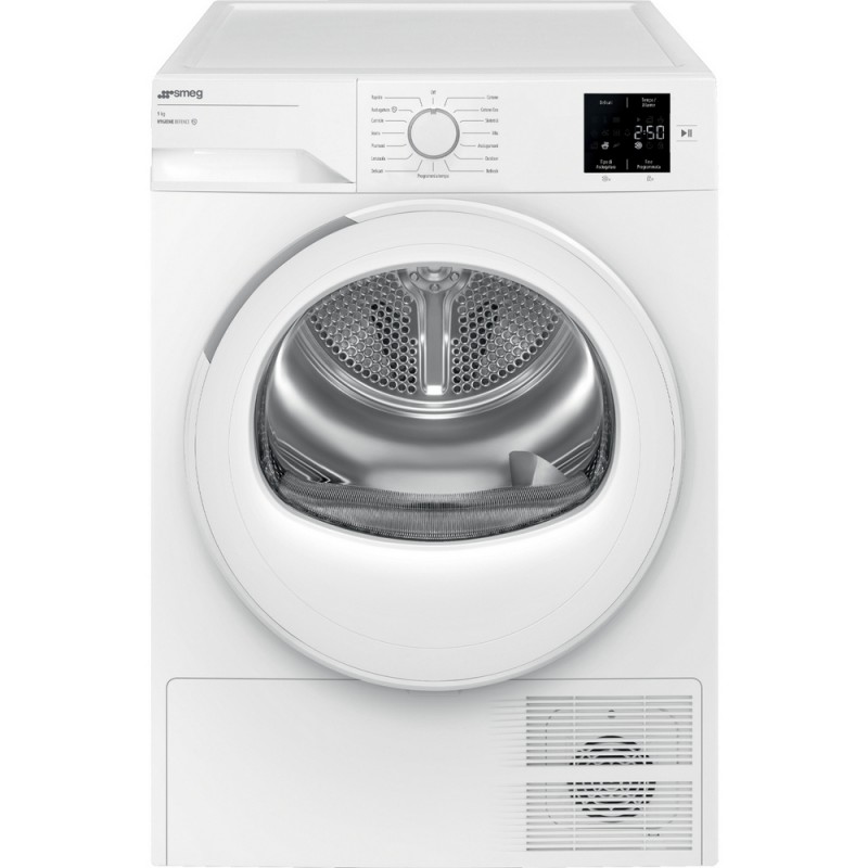 DR09EE Sèche-linge pose libre Smeg DR09EE 60 cm, finition blanche