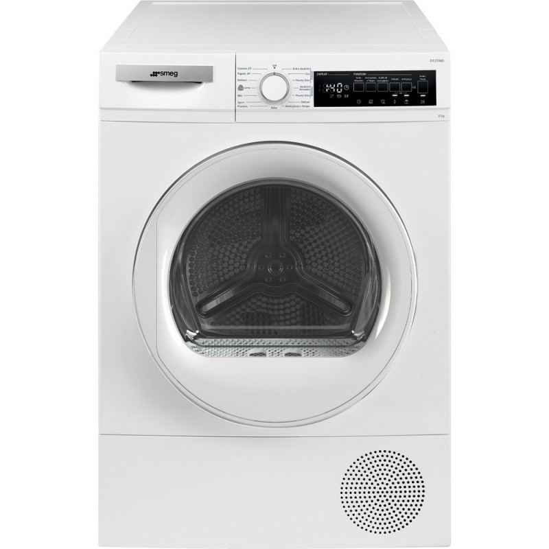 DT2T08D Secadora de pie Smeg DT2T08D de 60 cm en color blanco