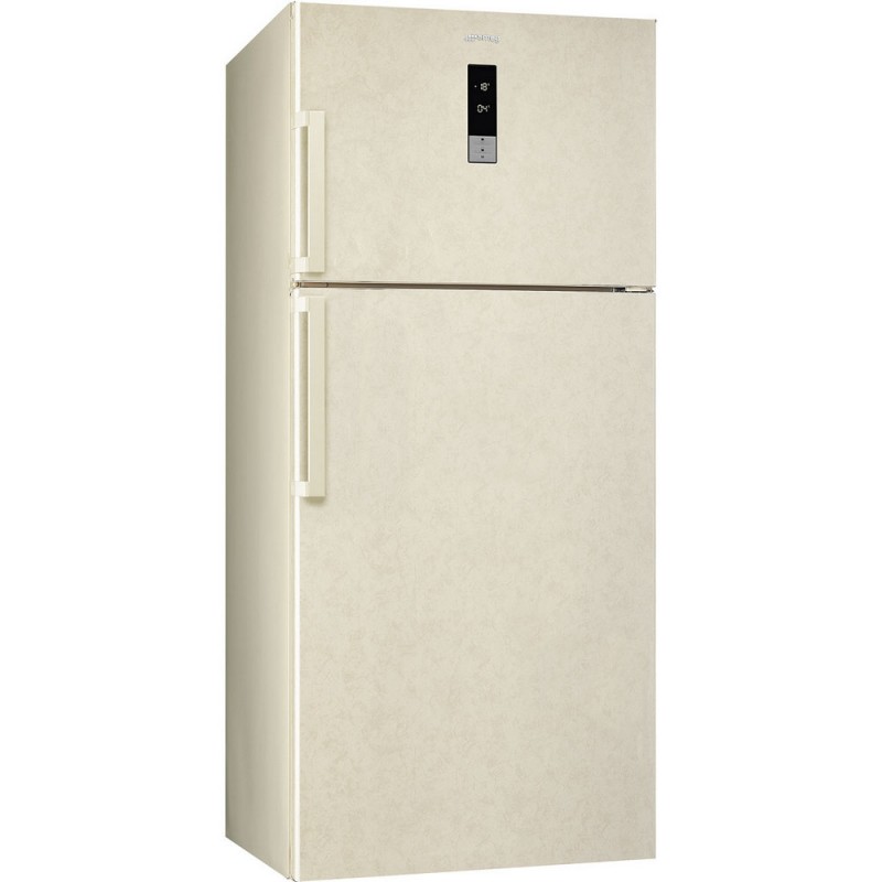 FD84EN4HM1 Smeg FD84EN4HM1 freestanding double door refrigerator with marble effect finish, 84 cm