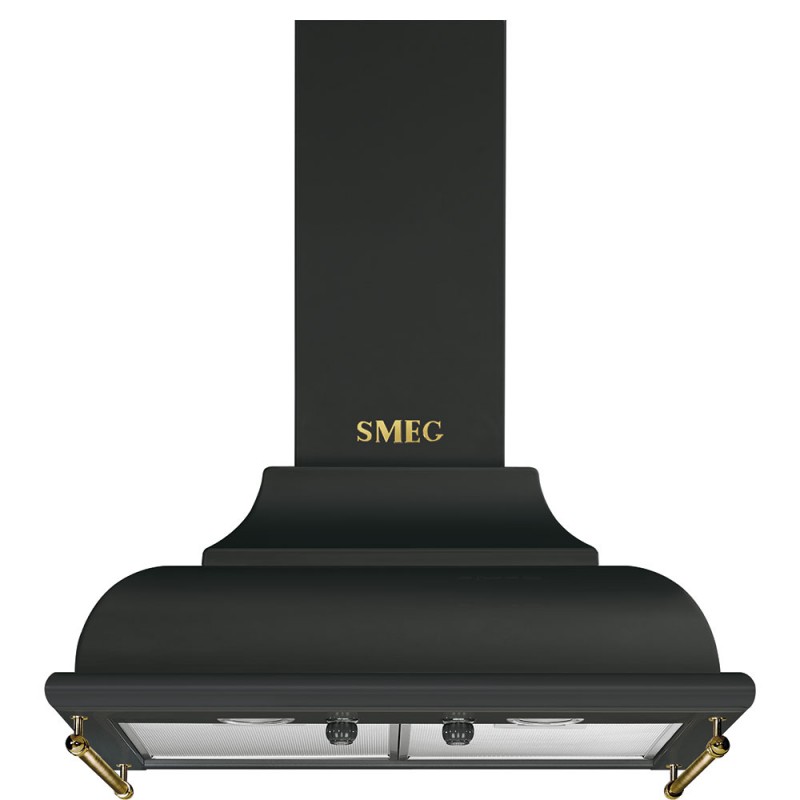 KC16AOE Smeg Cappa aspirante decorativa a muro KC16AOE finitura antracite da 60 cm