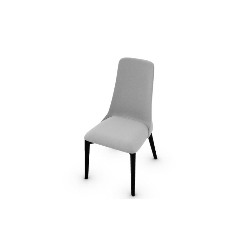 CS1423000132A0300000030 Calligaris OUTLET Etoile CS1423 chair with P132 graphite beech frame and A03 Denver rope fabric seat