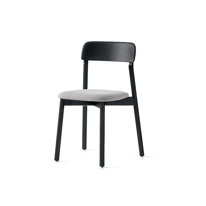CS203000015L15L00000000 Calligaris OUTLET Lina CS2030 chair in P15L ash, matt black