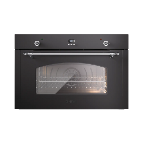 PRONTA CONSEGNA - Ilve Forno elettrico da incasso Nostalgie OV90SNE3 finitura grafite mat/cromo da 90 cm - IN PROMOZIONE FINO AL 21/09