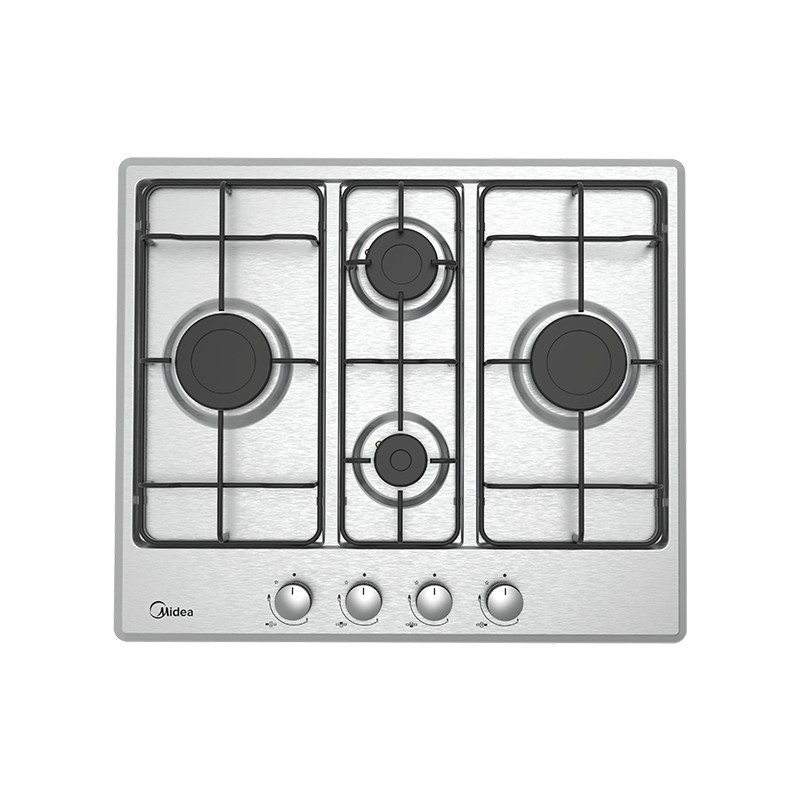 MHR 604 FX Plaque de cuisson à gaz Midea Comfee MHR 604 FX 60 cm en acier inoxydable