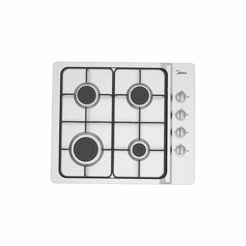 MH 604LX Plaque de cuisson à gaz Midea Comfee MH 604LX 60 cm en acier inoxydable