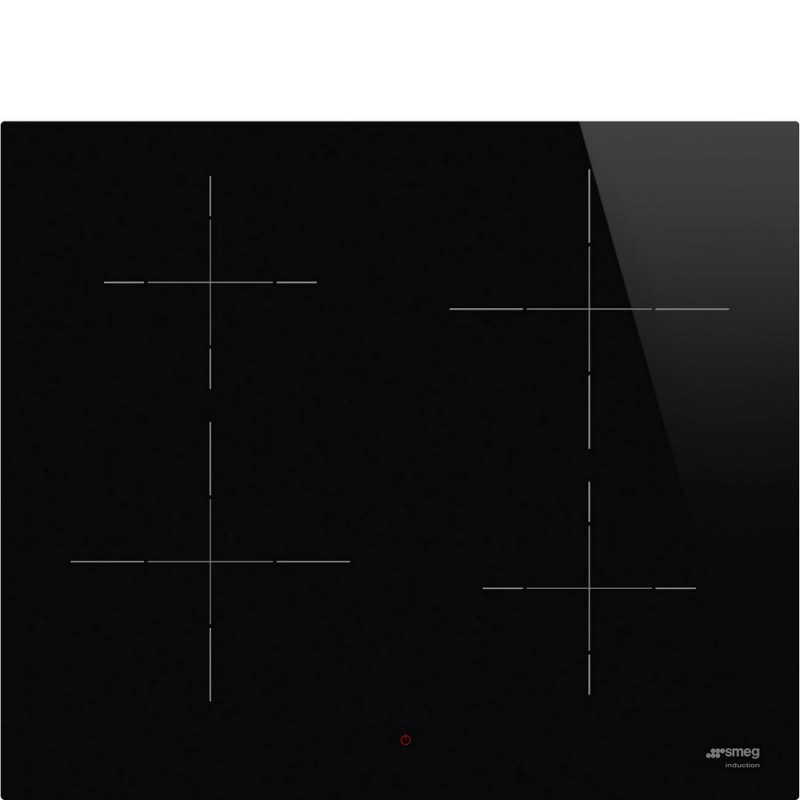SI5643D1 Plaque à induction vitrocéramique noire Smeg SI5643D1 60 cm