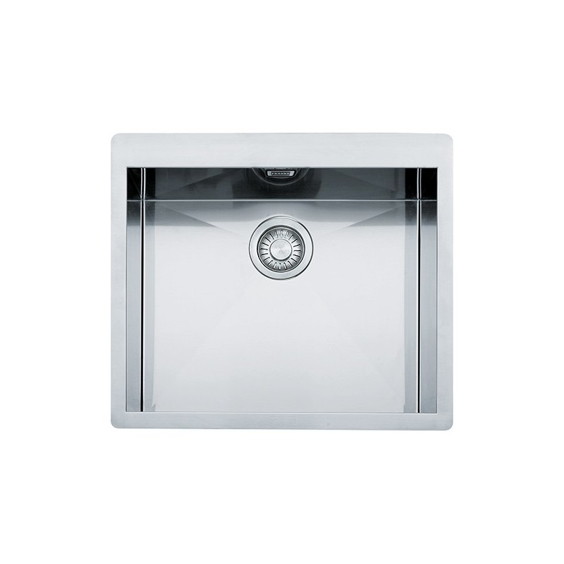  Évier Franke à une cuve, plan, encastré semi-affleurant/Filotop PPX 210-58 TL 127.0203.469, finition acier inoxydable sati
