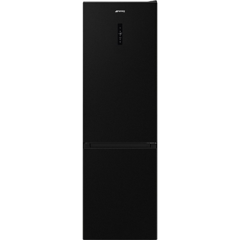 RC20KDND Réfrigérateur-congélateur pose libre Smeg RC20KDND 60 cm, finition acier inoxydable noir