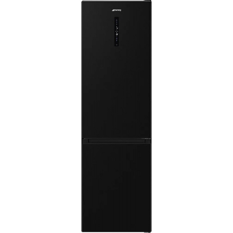 RC21KDNMC Réfrigérateur-congélateur pose libre Smeg RC21KDNMC 60 cm, finition inox noir
