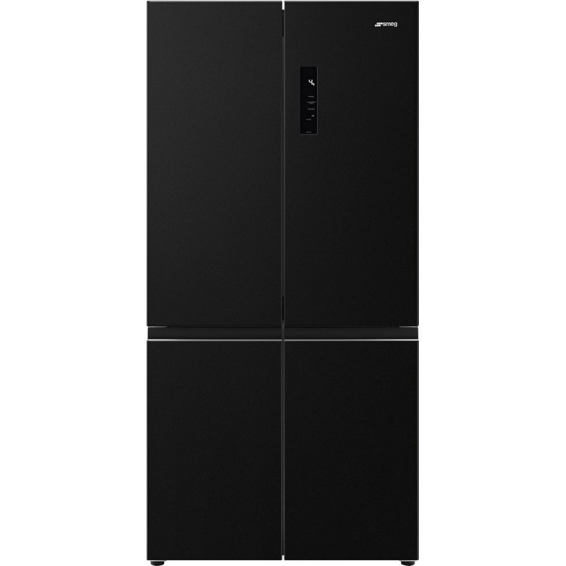 FQI60KD Réfrigérateur Smeg FQI60KD 91 cm à quatre portes côte à côte, pose libre, en acier inoxydable gris foncé