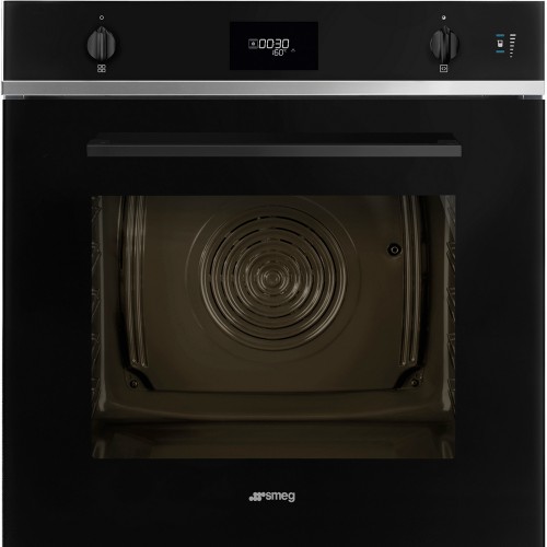 Four combiné vapeur Smeg Galileo Pyro SOP6401S2B 60 cm, finition noire