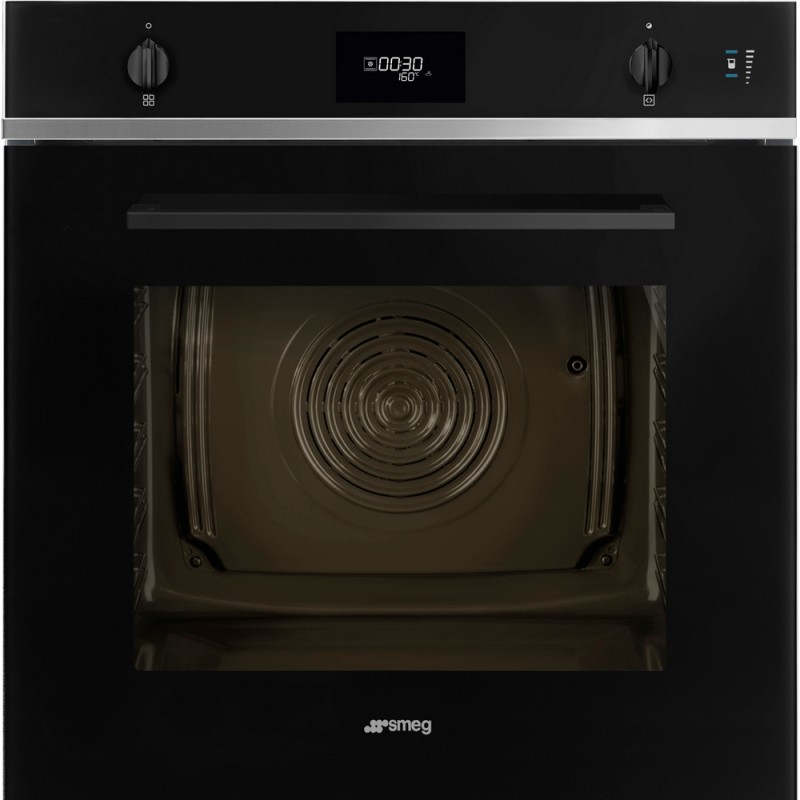  Smeg Forno combinato vapore Galileo Pyro steam SOP6401S2B finitura nero da 60 cm
