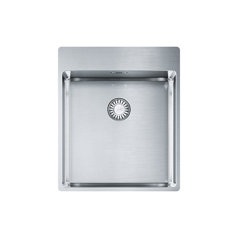  Évier Franke à une cuve, encastrable semi-affleurant/Filotop BXX 210-40 TL 127.0369.288, finition acier inoxydable satiné,
