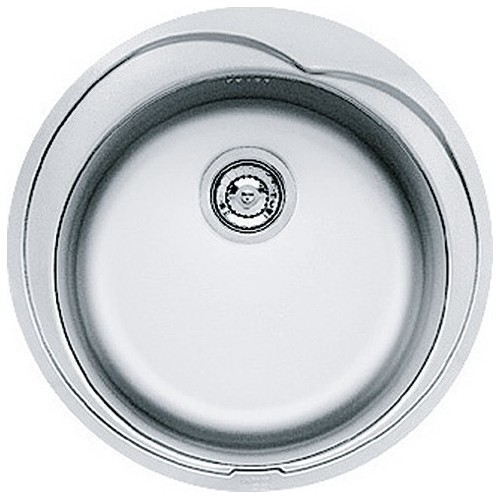 Franke Round Recessed Sink ROX 610-41 101.0026.287 satin stainless steel finish diameter 51 cm