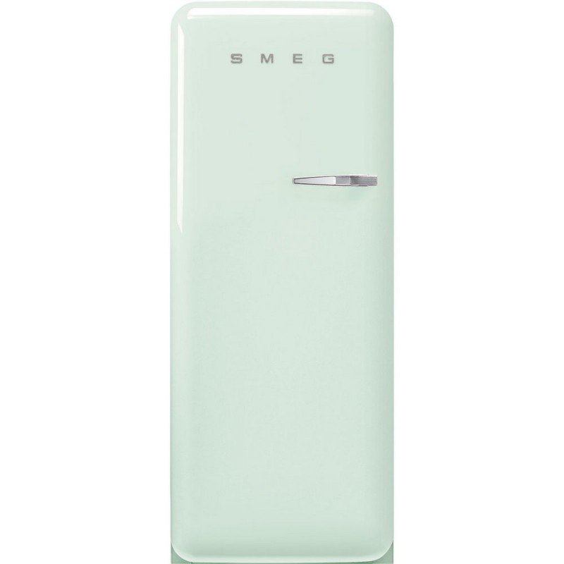 FAB28LPG6 Frigorífico independiente Smeg FAB28LPG6 de 60 cm con una puerta y bisagra izquierda en acabado verde pastel