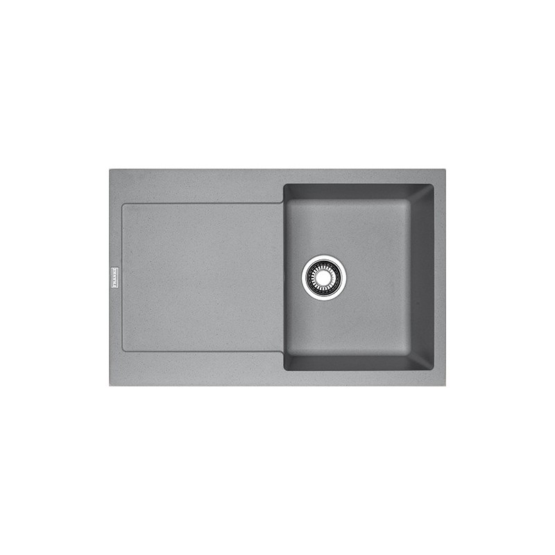  Franke: Maris MRG 611 114.0066.566, évier à une cuve avec égouttoir, finition Gris Pierre Fragranite, 78 x 50 cm