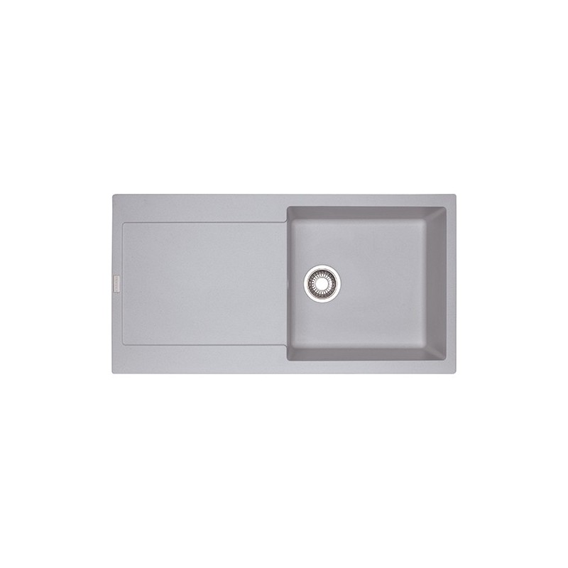  Fregadero de un seno con escurridor Franke: Maris MRG 611-L 114.0158.781, 97x50 cm, acabado fragranite, aluminio.