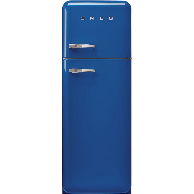 FAB30RBE6 Réfrigérateur Smeg FAB30RBE6 60 cm à double porte, ouverture à droite, finition bleue