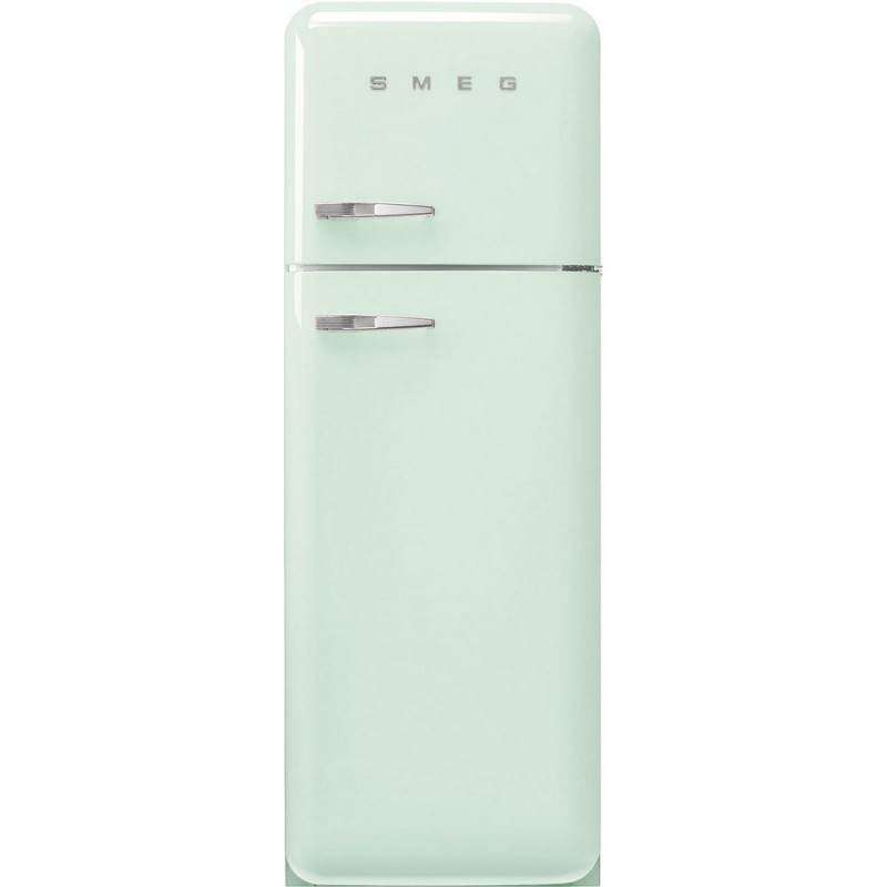 FAB30RPG6 Réfrigérateur Smeg FAB30RPG6 60 cm à double porte, ouverture à droite, couleur vert pastel, pose libre