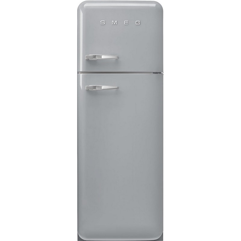 FAB30RSV6 Réfrigérateur Smeg FAB30RSV6 60 cm à double porte, ouverture à droite, finition argentée, pose libre