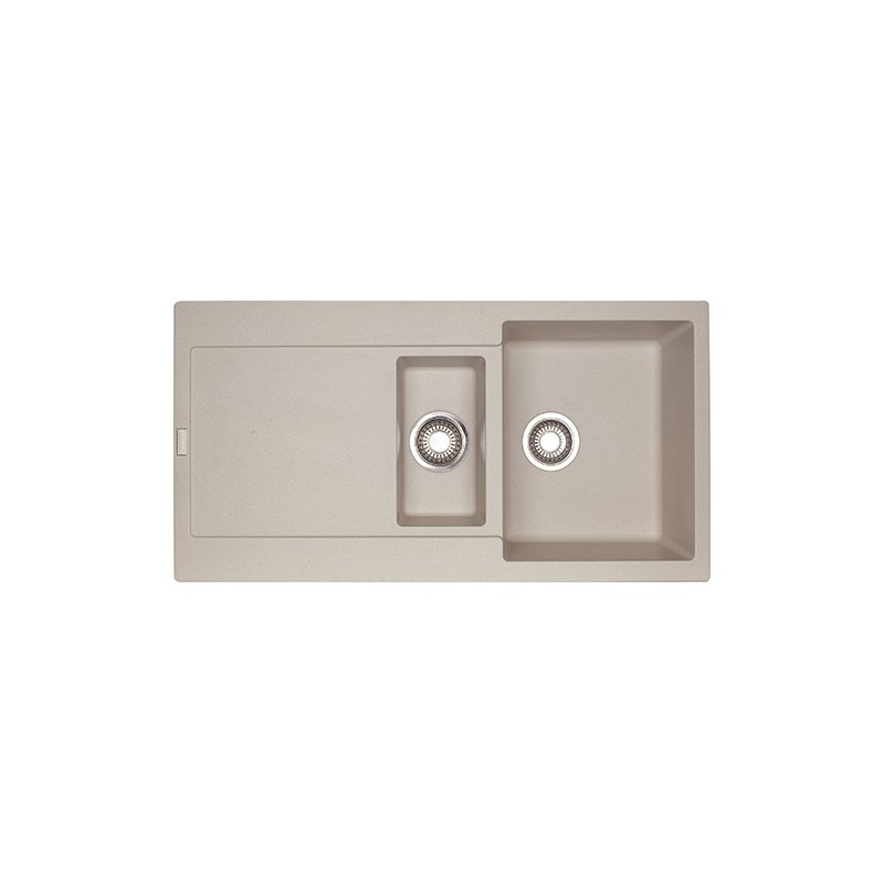  Franke: Maris MRG 651 114.0066.684 single bowl sink with drainer and basin, Sahara Fragranite finish, 97x50 cm