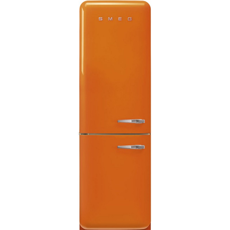 FAB32LOR6 Smeg FAB32LOR6 60cm Freestanding Left-Hinged Refrigerator in Orange
