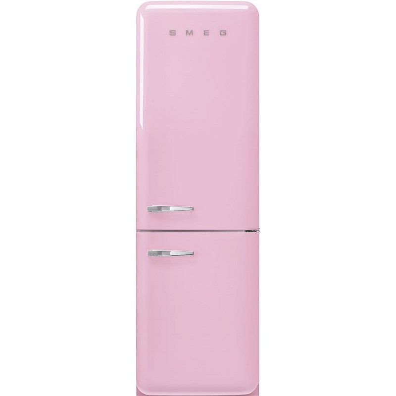FAB32RPK6 Réfrigérateur-congélateur Smeg FAB32RPK6 60 cm, pose libre, charnières à droite, finition rose