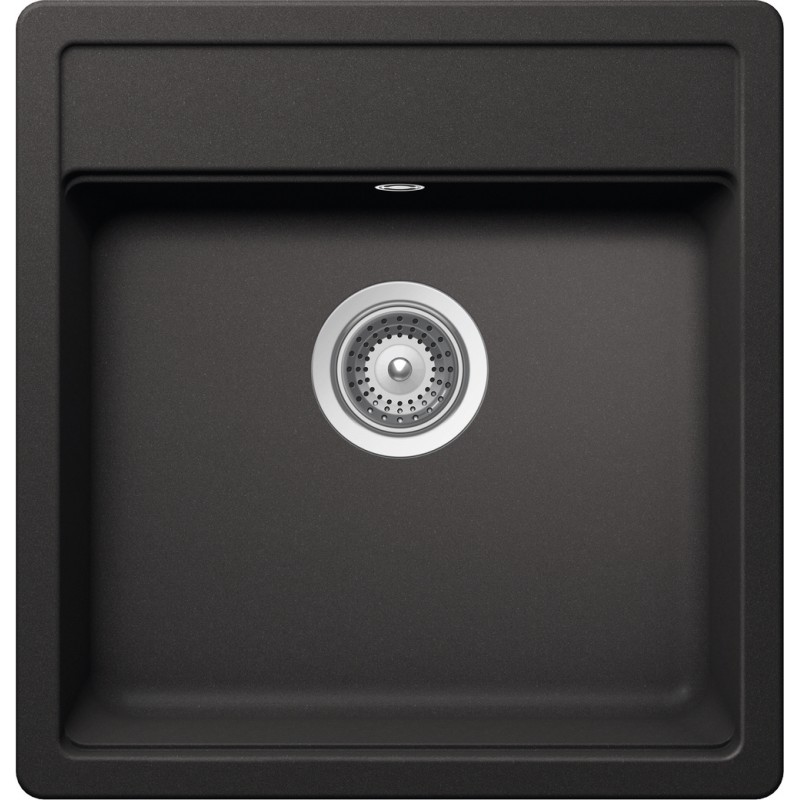 NEMN100S13 Fregadero Schock de un seno NEMO N100S NEMN100S13 acabado negro absoluto 49x51 cm
