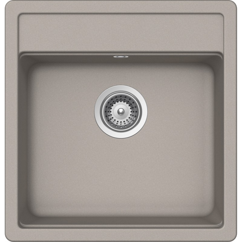 NEMN100S42 Fregadero Schock de un seno NEMO N100S NEMN100S42 acabado gris paloma 49x51 cm