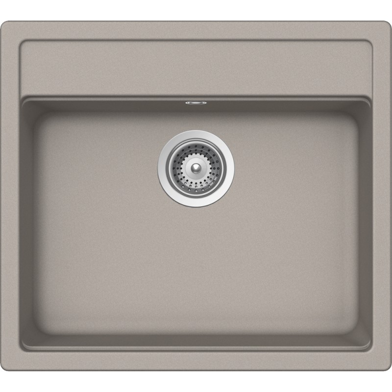 NEMN100042 Fregadero Schock de un seno NEMO N100 NEMN100042 acabado gris paloma 57x51 cm