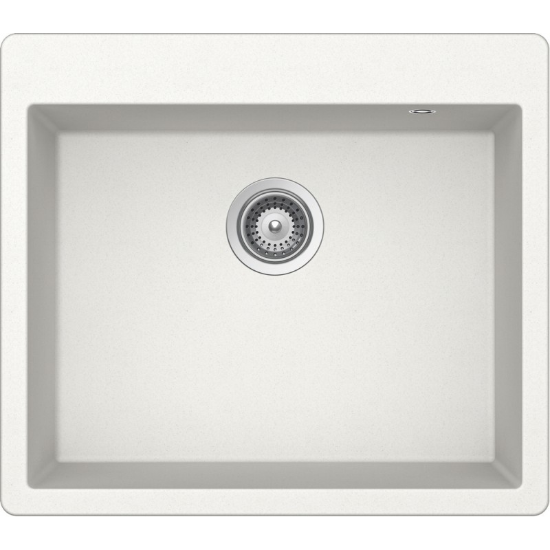 SGTN100SA01 Fregadero Schock de un seno SIGNATURE N100S SGTN100SA01 acabado blanco absoluto 63,5x55,9 cm