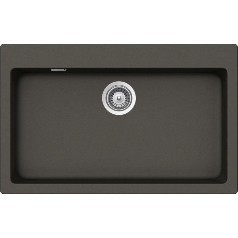 PRIN100AP43 Fregadero Schock de un seno PRIMUS N100XL PRIN100AP43 acabado asfalto 79x50 cm