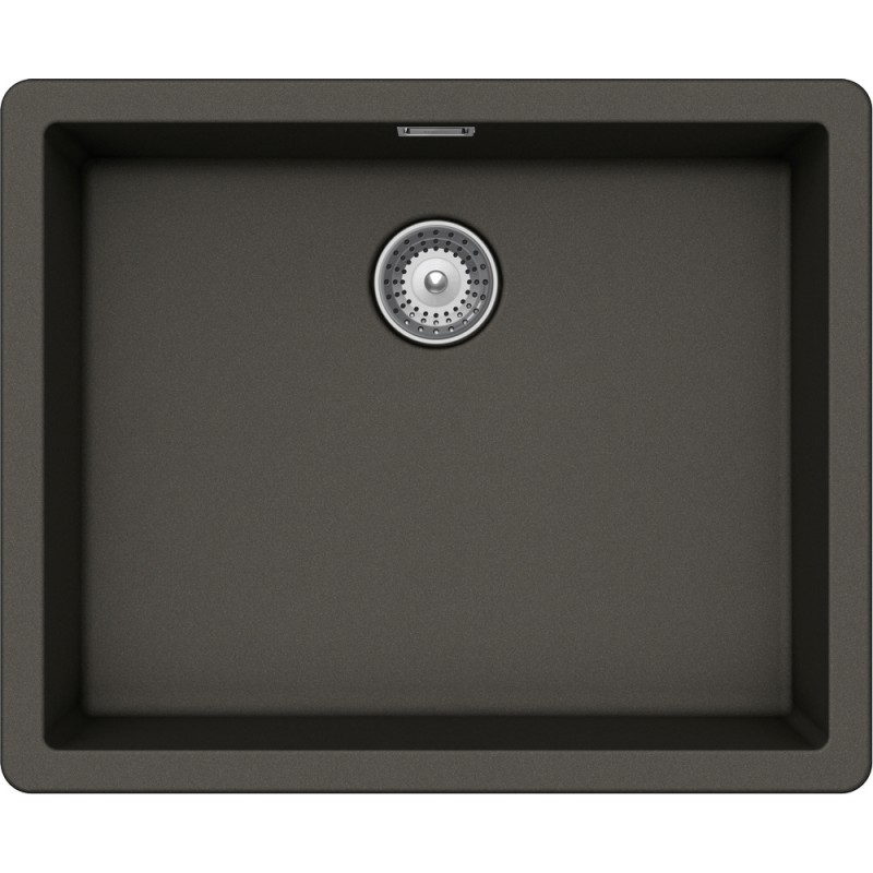 BYKN100LA43 Schock Lavello una vasca BROOKLYN N100L BYKN100LA43 finitura asphalt da 55.6x45.6 cm