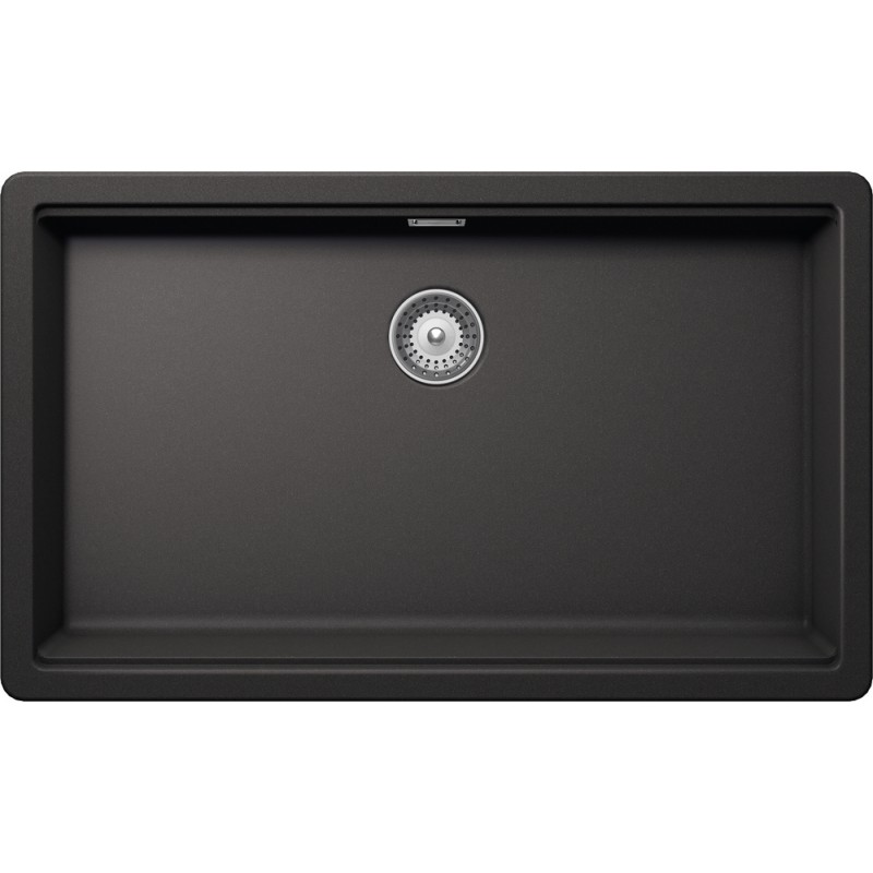 BYKN100XLA13 Fregadero Schock BROOKLYN N100XL BYKN100XLA13 de un seno, 75x45,6 cm, acabado negro absoluto