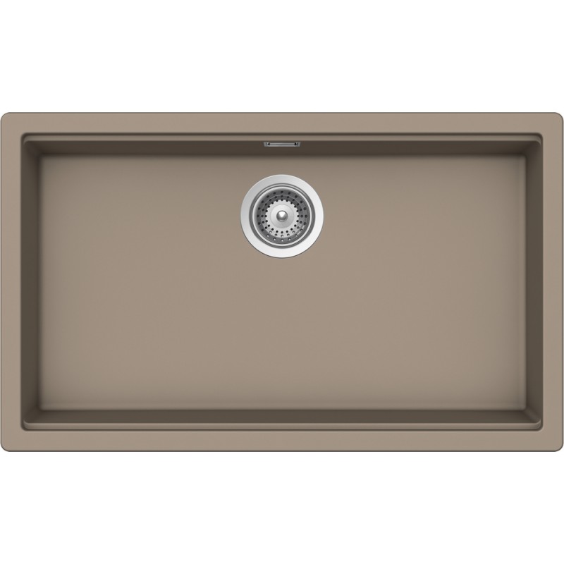 KIRN100XLA76 Fregadero Schock KIRUNA N100XL KIRN100XLA76 de un seno, acabado gris paloma mate, 75,6 x 45,6 cm