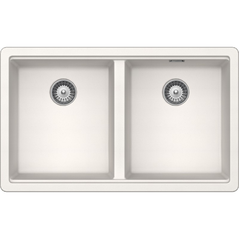 GALN200A99 Fregadero de dos senos Schock GALAXY N200 GALN200A99, acabado blanco puro, 75x45,6 cm