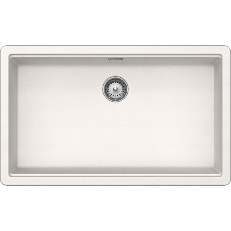 GALN100XLU99 Évier Schock GALAXY N100XLU GALN100XLU99 à une cuve, finition blanc pur, 72,4 x 43 cm