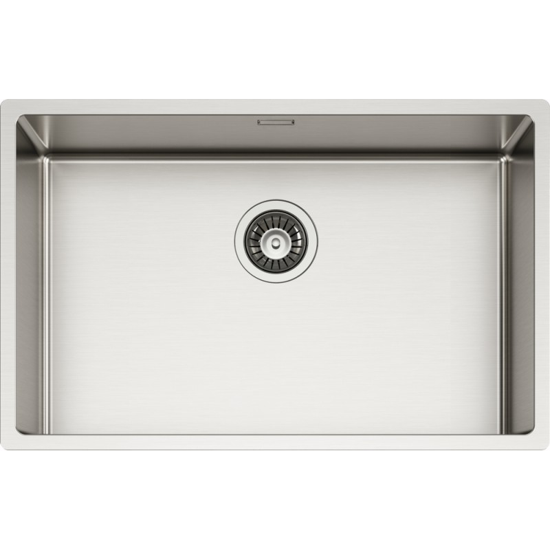 TECN1002L Évier simple Schock NEW TECHNICK N100 2L TECN1002L finition acier inoxydable brossé 69x44 cm