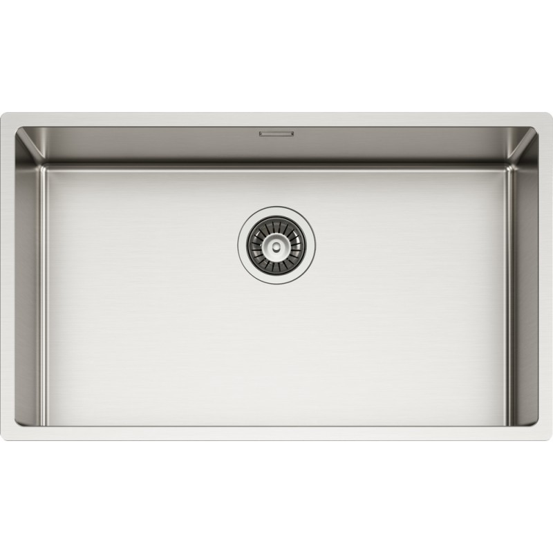 TECN100XL Schock Single bowl sink NEW TECHNICK N100 XL TECN100XL brushed stainless steel finish 74x44 cm