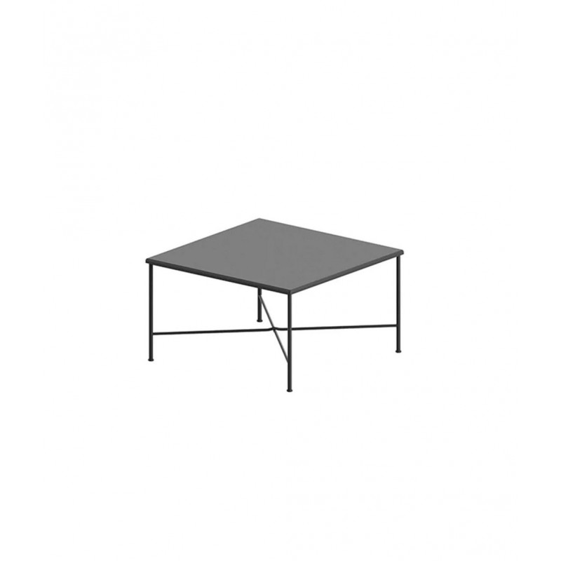IGEA IGTBQG Unopiù Tavolo basso fisso IGEA in ferro da 80x80 cm