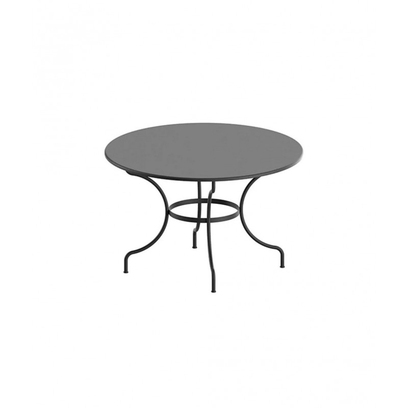 IGEA IGTAROG Unopiù IGEA fixed round iron table Ø120 cm