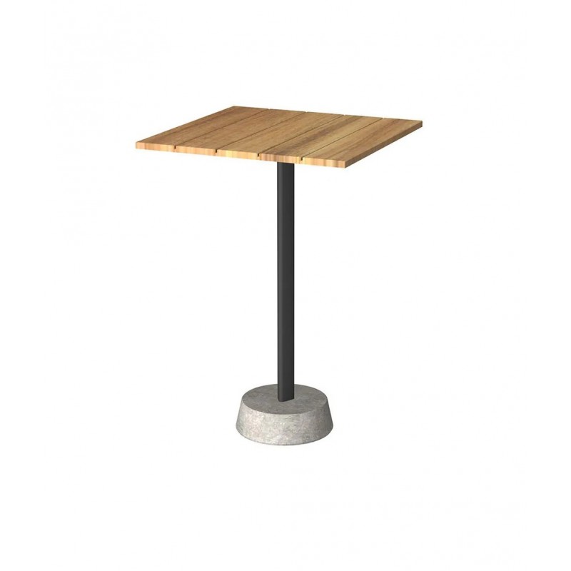 PERTRE PERTAQU110A Unopiù PERTRE fixed high table in various finishes 70x70 cm
