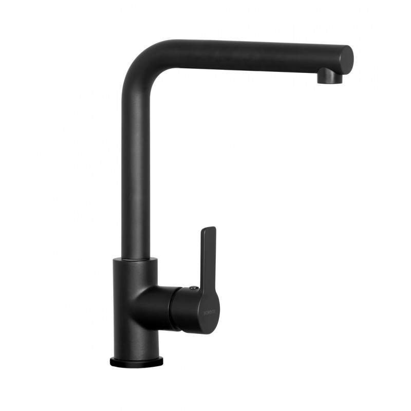 SXTOWN6BK Grifo monomando Schock AQUATOWN WATER SAVING SXTOWN6BK, acabado negro mate.