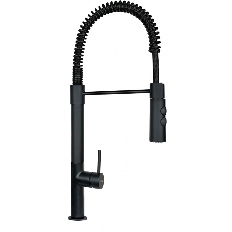 SXSOFTLBK Schock Miscelatore monocomando con doccetta AQUASOFT SLIM SXSOFTLBK finitura nero