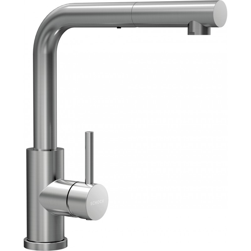 534120EDM ENTREGA RáPIDA - Grifo monomando con ducha Schock KANTUS WITH SHOWER 534120EDM, acabado en acero inoxidable macizo.