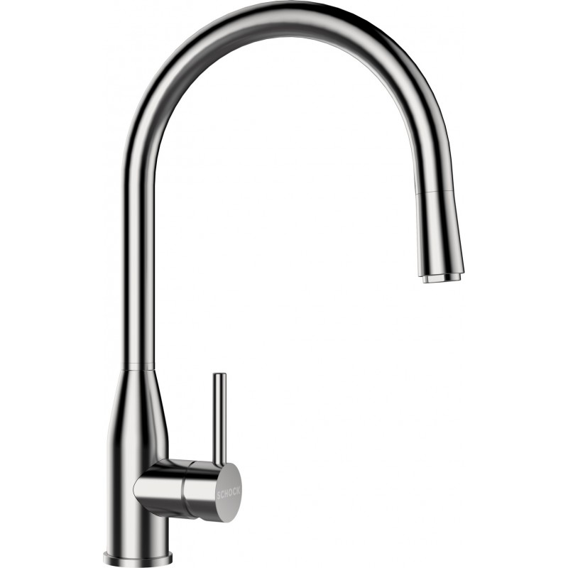 559120EDM ENTREGA RáPIDA - Grifo monomando con ducha Schock KAVUS WITH SHOWER 559120EDM, acabado en acero inoxidable macizo.
